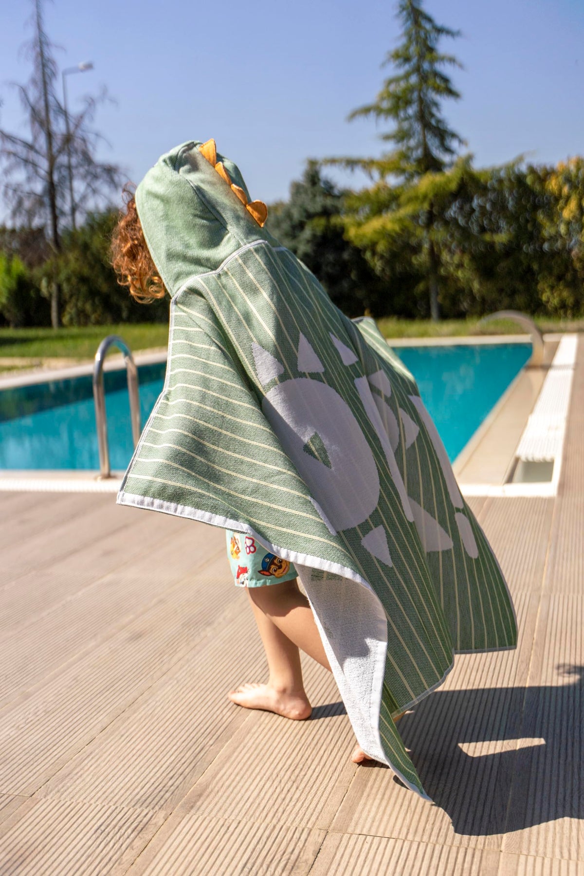 PONCHO Kids - Foutah Hooded Beach Towel