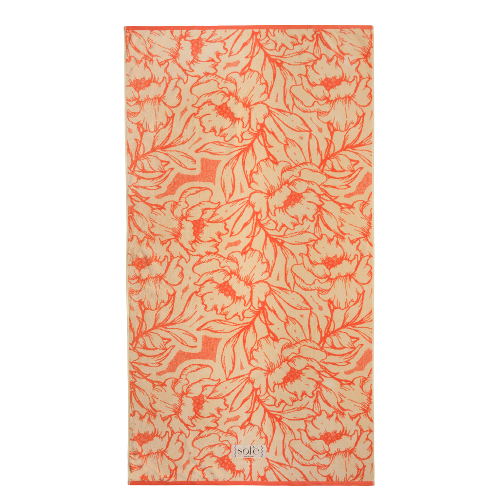 PLAYA Turkish Beach Towel - Flowers