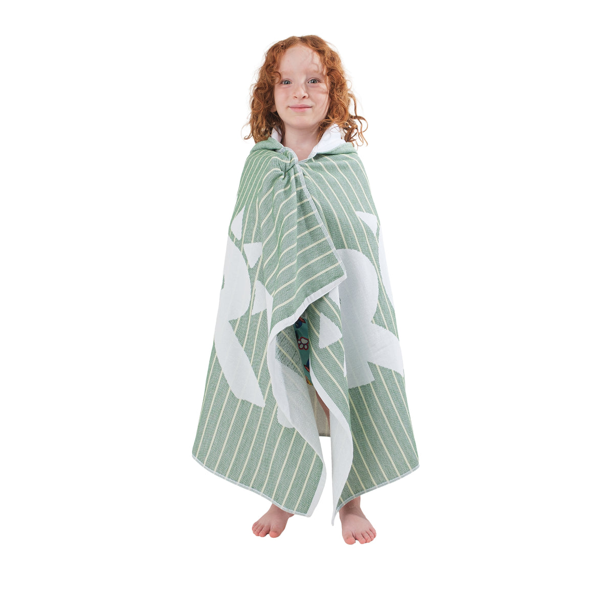 PONCHO Kids - Foutah Hooded Beach Towel