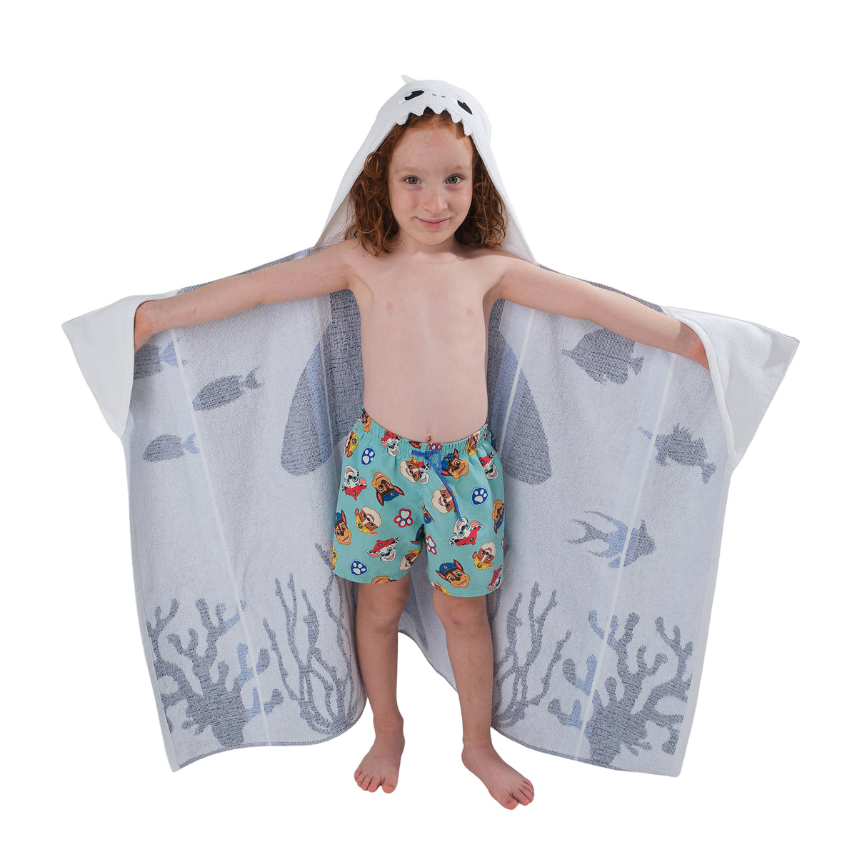 PONCHO Kids - Foutah Hooded Beach Towel