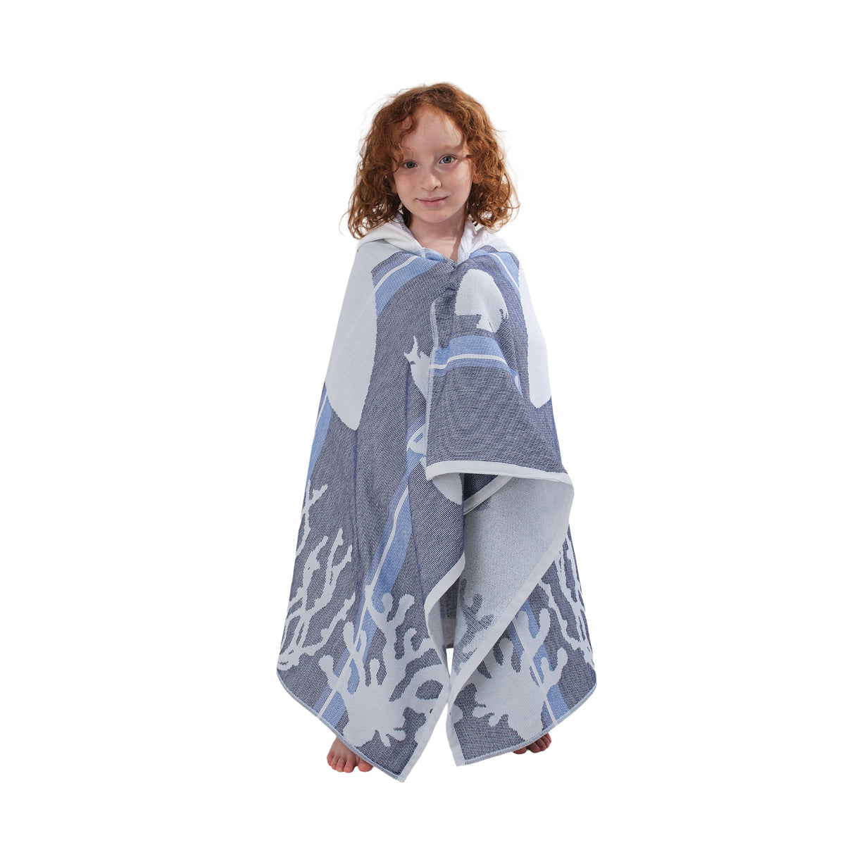 PONCHO Kids - Foutah Hooded Beach Towel