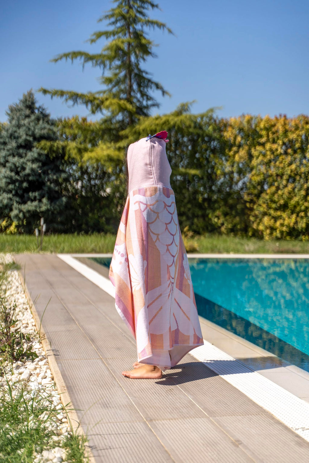 PONCHO Kids - Foutah Hooded Beach Towel